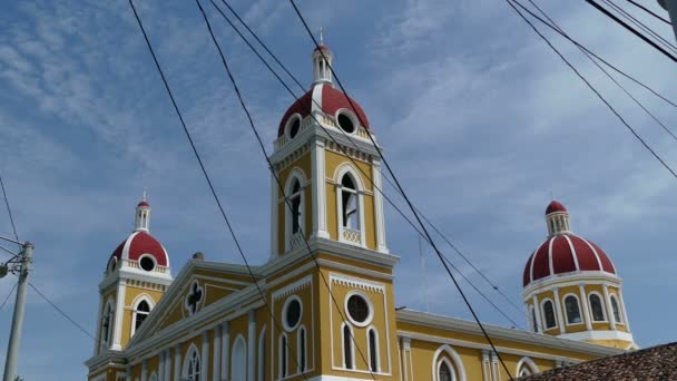 Kathedraal van Granada, Nicaragua — Stockvideo