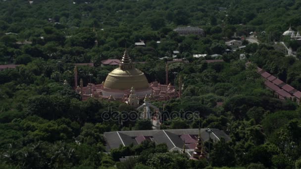 Pagode in zak, myanmar — Stockvideo