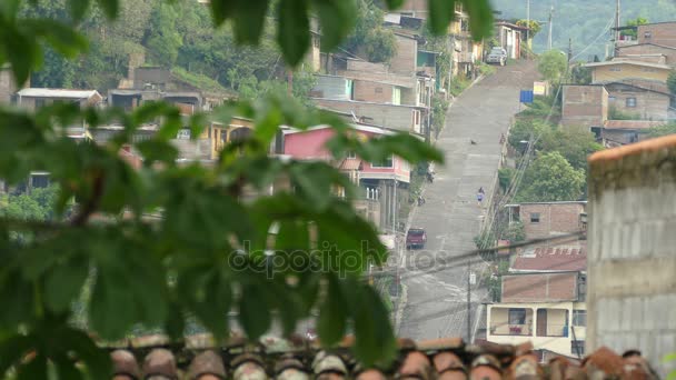 Matagalpa sokaklarında sabah — Stok video