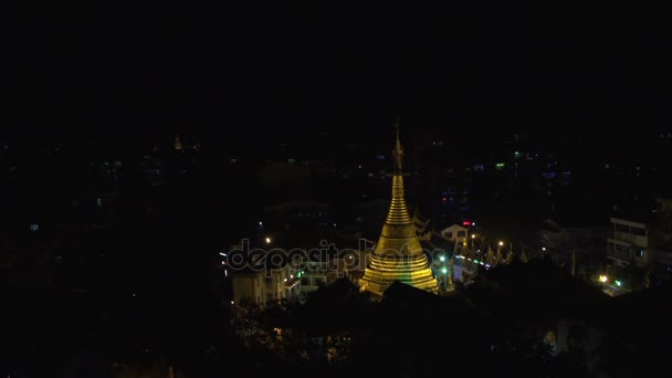 Teléfono de Shwe Pwint Pagoda — Vídeos de Stock