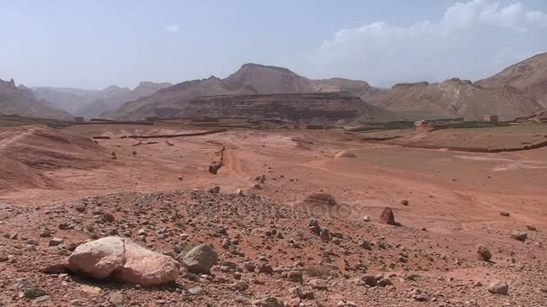 Dades vallei, landschap — Stockvideo