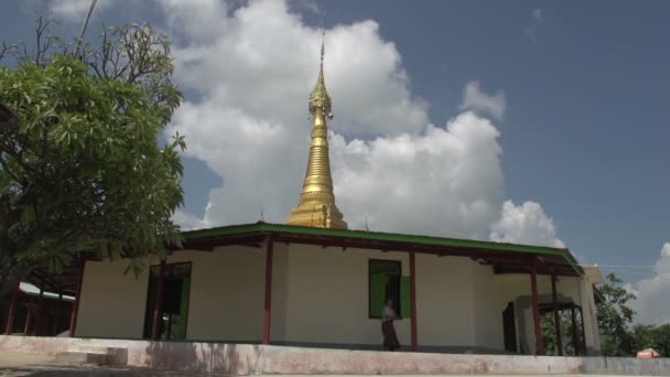 Pagoda en bagan, myanmar — Vídeos de Stock