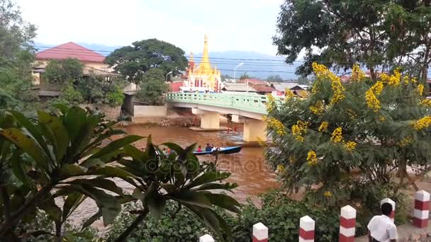 Pagode in zak, myanmar — Stockvideo