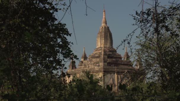 Pagoda en bagan, myanmar — Vídeo de stock