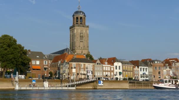 Saint-lebuinus-Kirche in Deventer — Stockvideo