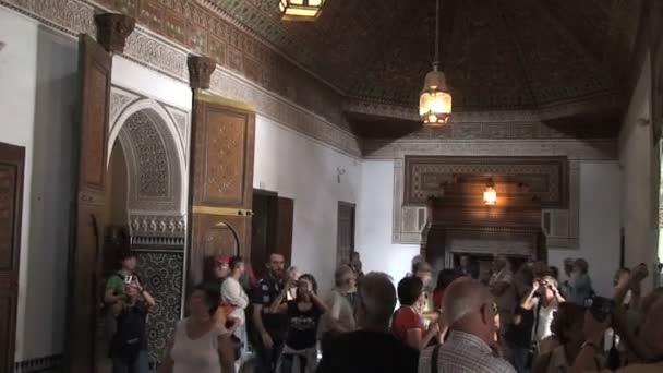 Bahia Palace, Marrakech — Stockvideo