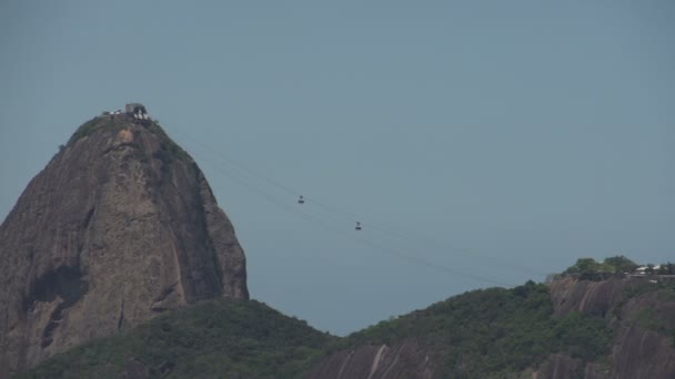 Cristo Redentore sul cielo nuvoloso — Video Stock