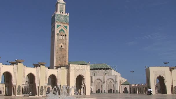 Mesquita Hassan II — Vídeo de Stock