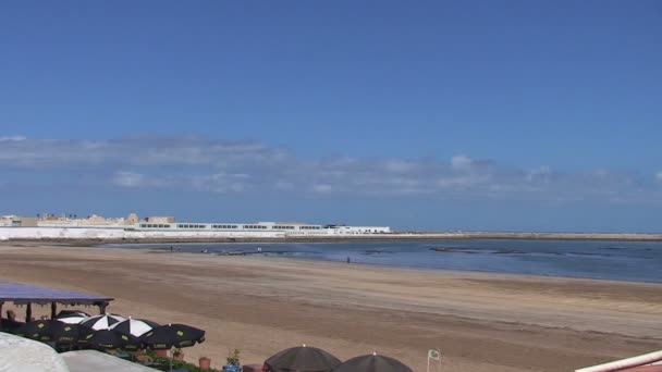 Escena Filmación Hermosa Playa — Vídeos de Stock