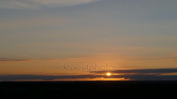 Coucher de soleil au parc national 