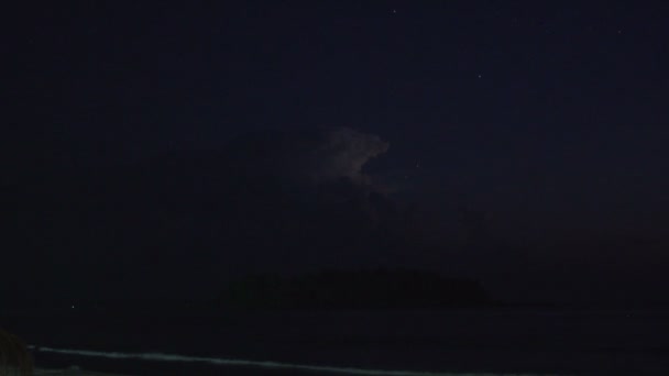 Lightning above Bay of Bangal — Stock Video