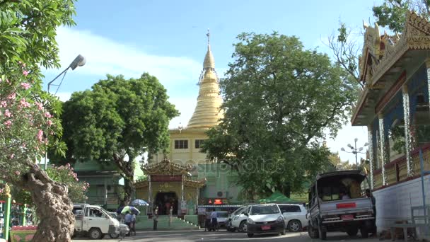 Pagoda v Bagani, myanmar — Stock video