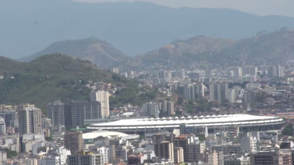 Rio, genel bakış şehir, Favela — Stok video