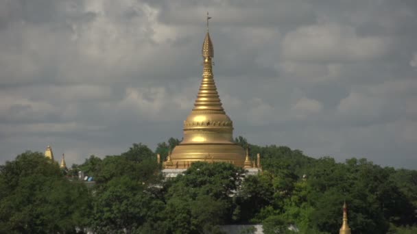 Pagoda i bagan, myanmar — Stockvideo