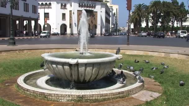 Boulevard Mohamed V, Rabat — Vídeo de Stock