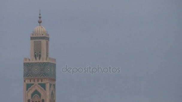 Hassan ii-moskén — Stockvideo