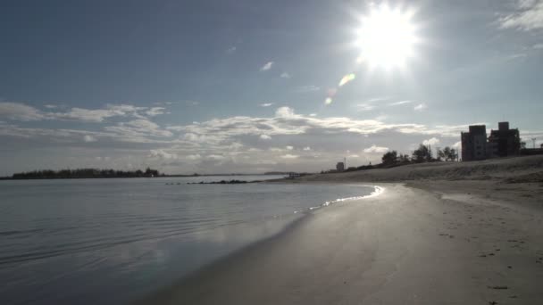 Laguna, alba in spiaggia — Video Stock