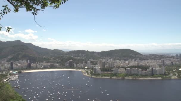 Cristo Redentor en el cielo nublado — Vídeos de Stock