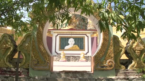 Παγόδα σε bagan, myanmar — Αρχείο Βίντεο
