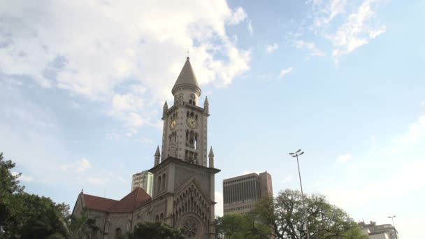 Sao Paulo, panorama del horizonte — Vídeo de stock