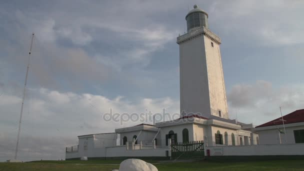 Laguna, Farol de Santa Marta — Vídeo de Stock