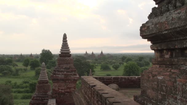 Pagodas en Bagan, Myanmar — Vídeos de Stock