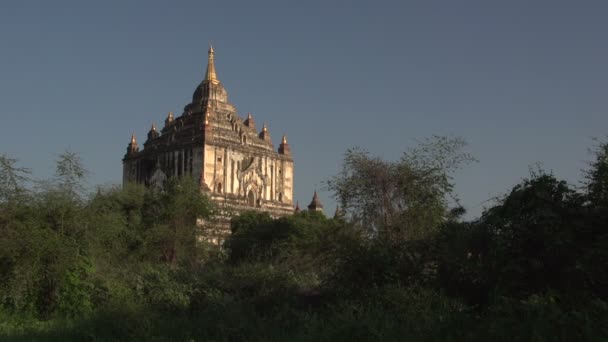 Gawdawpalin świątyni, myanmar — Wideo stockowe