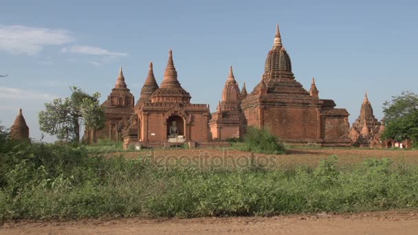 缅甸蒲甘的宝塔 — 图库视频影像