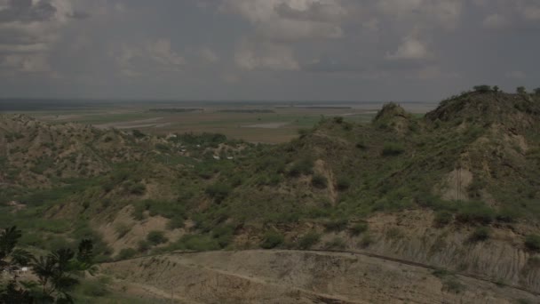 Přehled o ostrově Bagan Skyline — Stock video