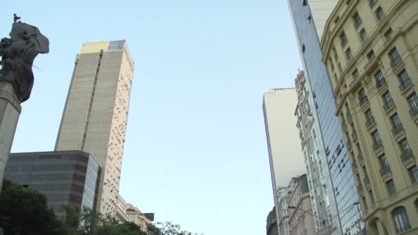 Přehled ulic Havana ze střechy — Stock video