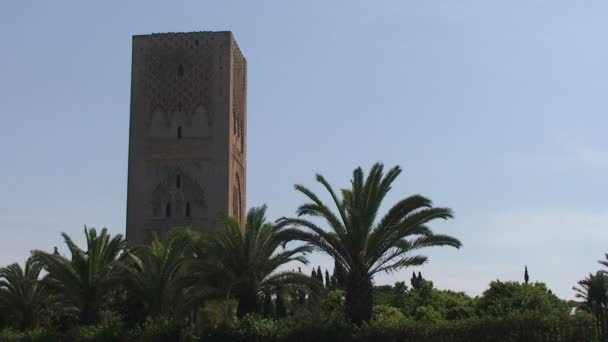 Башня Хасана — стоковое видео