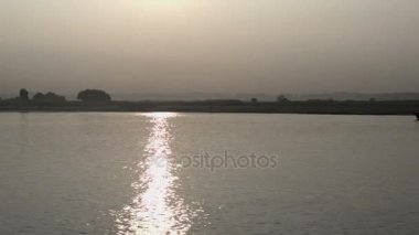 Güneş doğarken Cruise ship den manzara