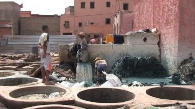 Tabakhane işçi Marakeş 