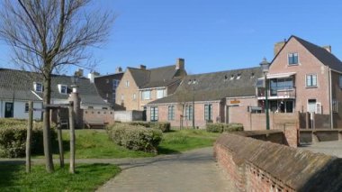 Beyaz Hollandalı Katwijk içinde evler