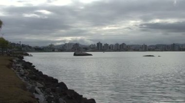 Florianopolis, manzarası Beira-Mar avenue görüntüleri