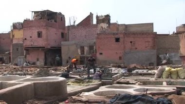 Tabakhane işçi Marakeş 