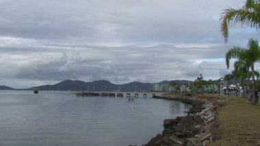 Florianopolis, manzarası Beira-Mar avenue görüntüleri