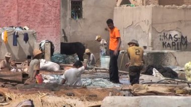 Tabakhane işçi Marakeş 