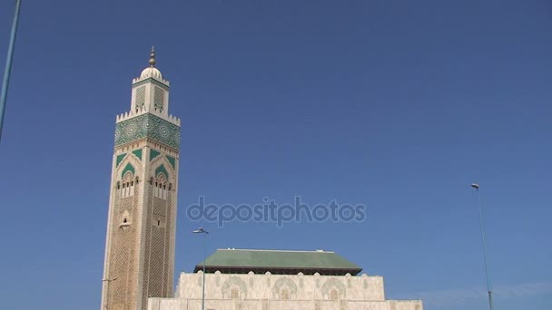 Hassan ii-Moschee — Stockvideo