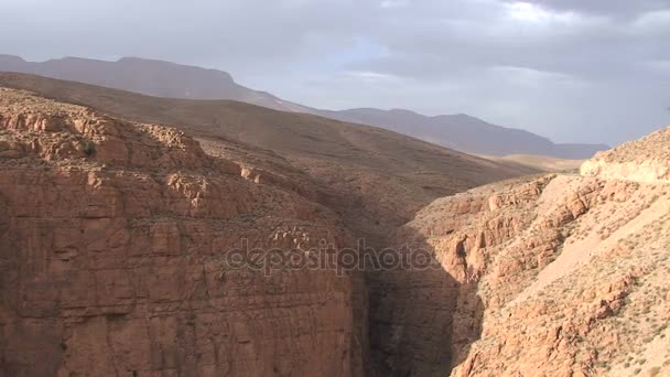 Dades Valley, landscape — Stock Video