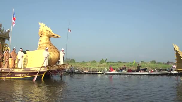 Phaung Daw Oo Pagoda Festival — ストック動画