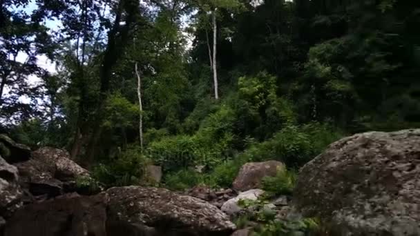 Cascada Blanca waterfall — Wideo stockowe