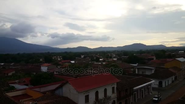 Genel bakış Granada çatı üzerinden — Stok video