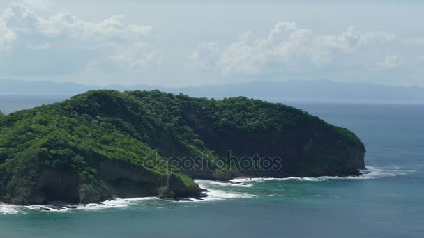 Jungle kustlijn van San Juan del Sur — Stockvideo