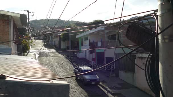 Vista general del pueblo de Matagalpa — Vídeos de Stock