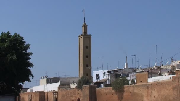 Zdi starého Medina, Rabat — Stock video