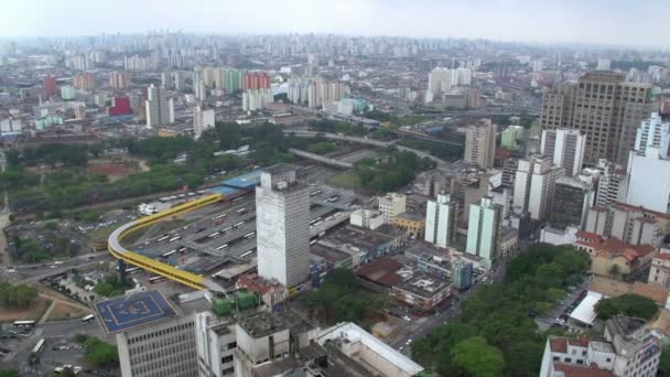 Sao Paulo, panorama panoramique — Video