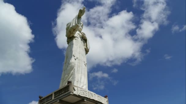 Άγαλμα του Χριστού του Ελέους — Αρχείο Βίντεο