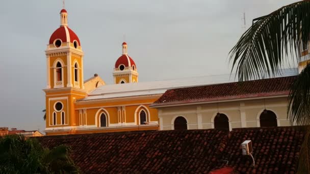 Kathedraal van Granada, Nicaragua — Stockvideo