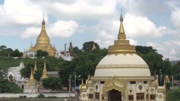 Pagoda in bagan, mirtillo — Video Stock